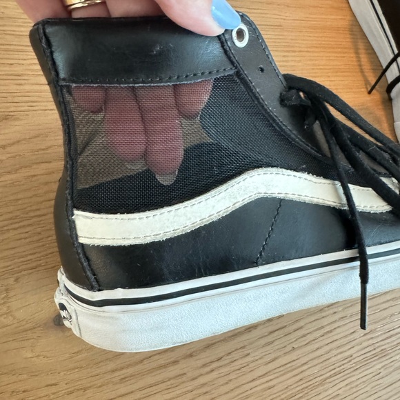 Vans | SK8 Hi Slim Cutout Mesh in Black - Picture 13 of 16